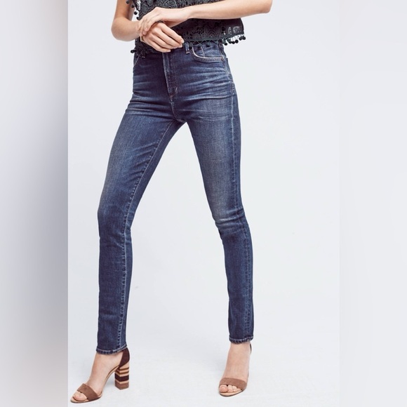 Citizens Of Humanity Carlie Dark Blue High Rise Skinny Jeans Size 27 - Picture 6 of 12